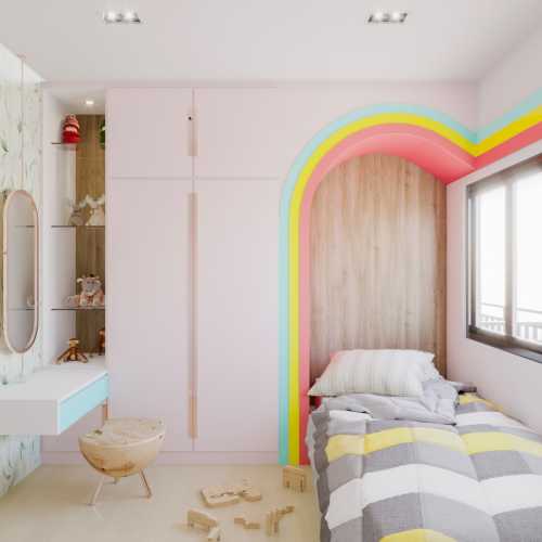 Contemporary Bedroom at Bishan Condo