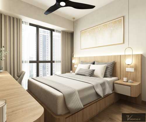 Contemporary Bedroom at AFFINITY
