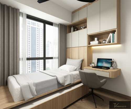 Contemporary Bedroom at AFFINITY