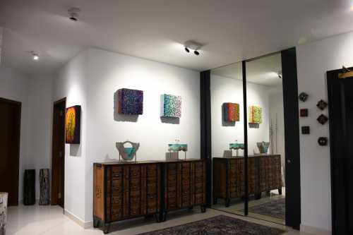 Industrial Living Room at 36 Dover Park View