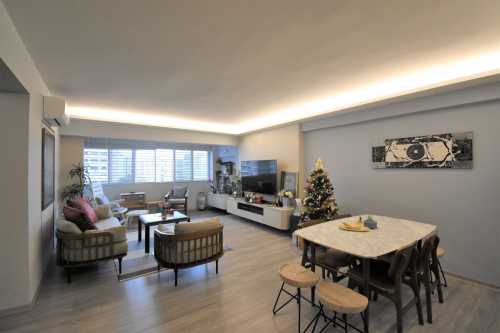 Vintage Living Room at 550 Pasir Ris