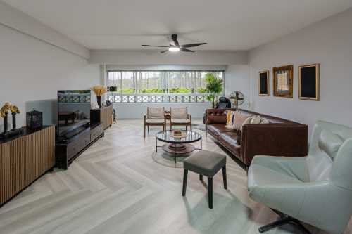 Modern Living Room at Bukit Batok West