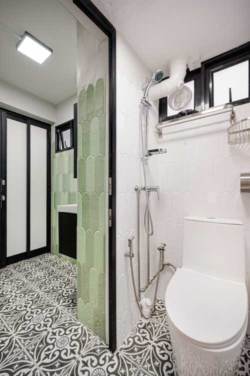 Asian Bathroom at Marine Drive
