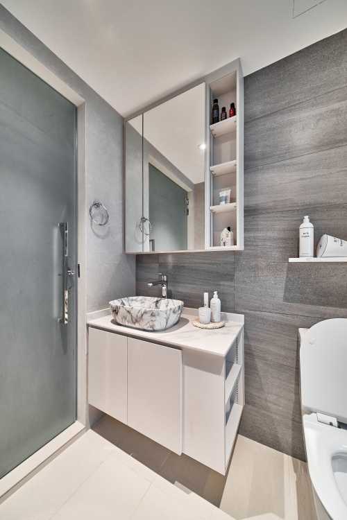 Modern Bathroom at Waterview Condo