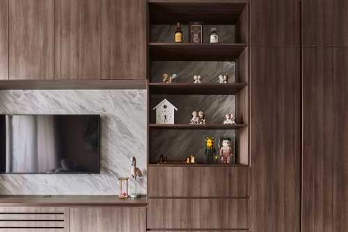 Modern Living Room at Waterview Condo