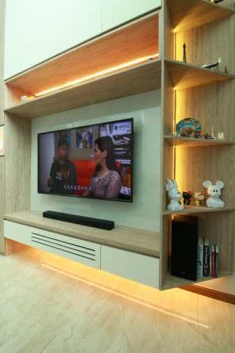 Contemporary Living Room at Kingsford Waterbay