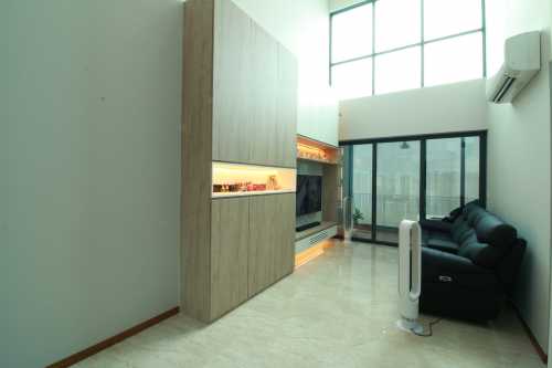 Contemporary Living Room at Kingsford Waterbay
