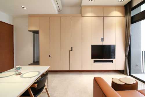 Contemporary Living Room at Eco Santuary