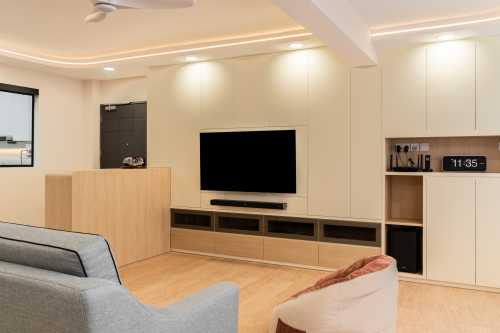 Scandinavian Living Room at 583 Pasir Ris