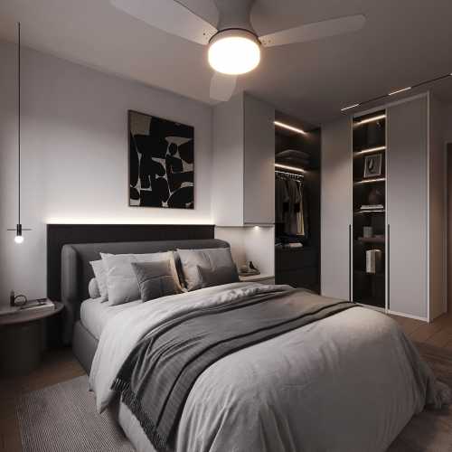 Contemporary Bedroom at 119B Alkaff Crescent