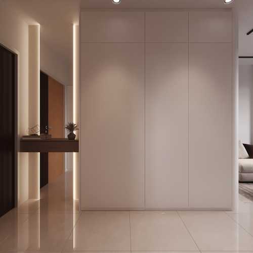 Contemporary Entryway at 119B Alkaff Crescent