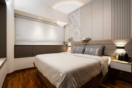 Contemporary Bedroom at NV Residence