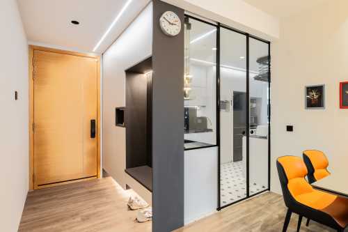 Contemporary Entryway at NV Residence
