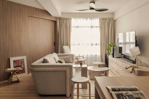 Scandinavian Living Room at 38B Eunos