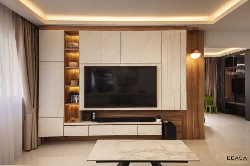 Contemporary Living Room at Bedok South Avenue 2
