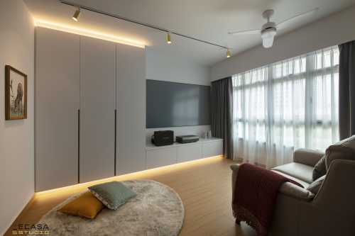 Scandinavian Living Room at Anchorvale Lane