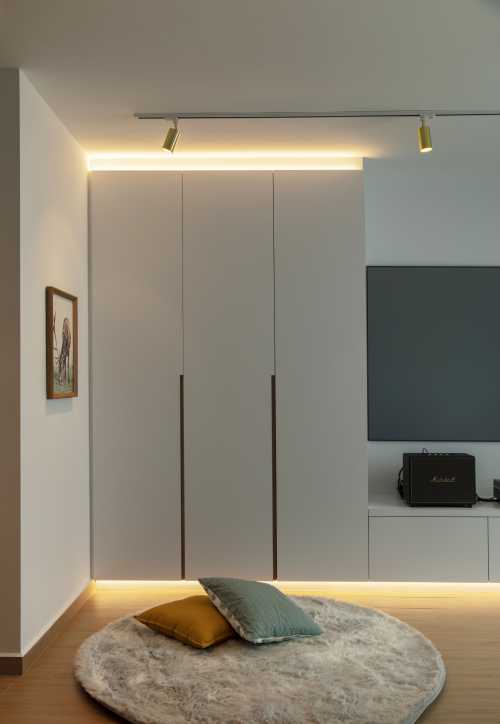 Scandinavian Living Room at Anchorvale Lane