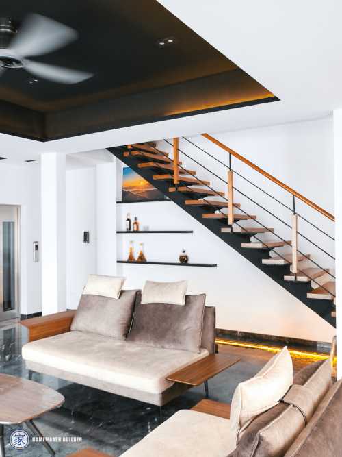Modern Living Room at 10 Flower Road