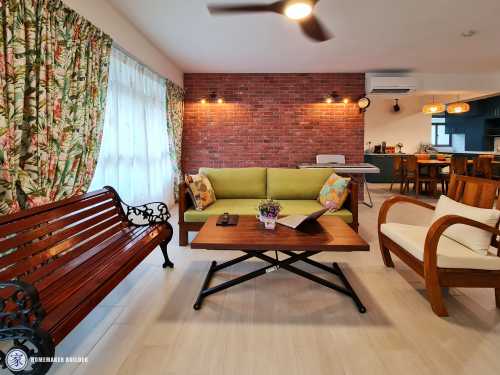 Vintage Living Room at Punggol East