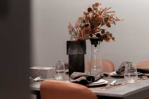 Modern Dining Room at Tre Ver