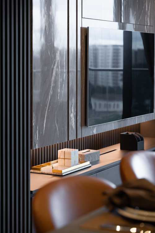 Modern Living Room at Tre Ver