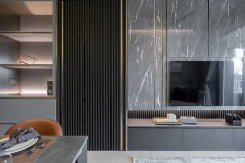 Modern Living Room at Tre Ver
