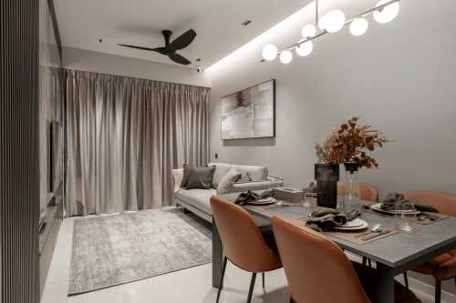 Modern Living Room at Tre Ver