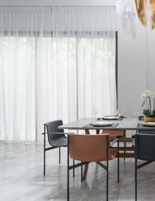 Modern Dining Room at Burghley