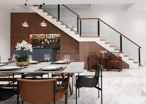 Modern Dining Room at Burghley