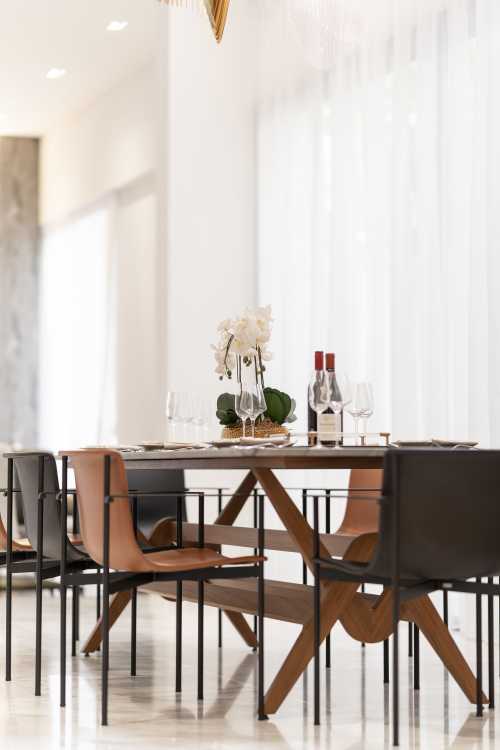 Modern Dining Room at Burghley