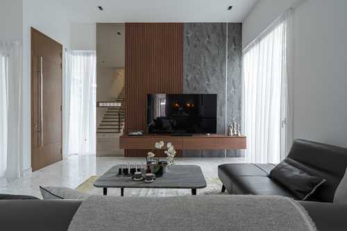 Modern Living Room at Burghley