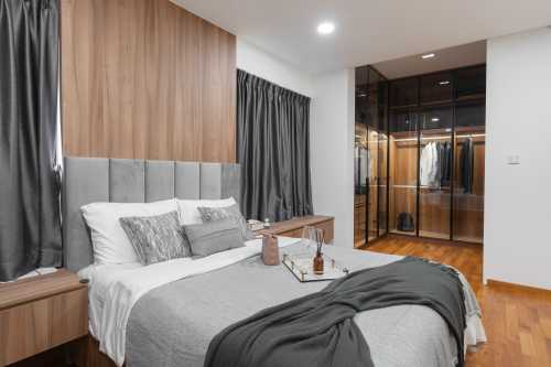 Modern Bedroom at Burghley