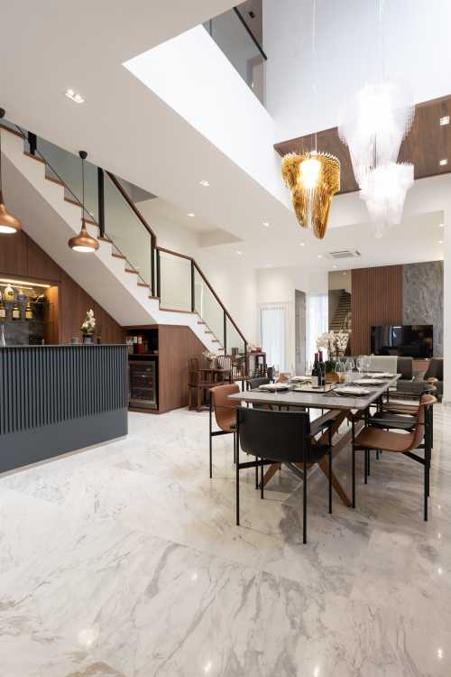Modern Dining Room at Burghley