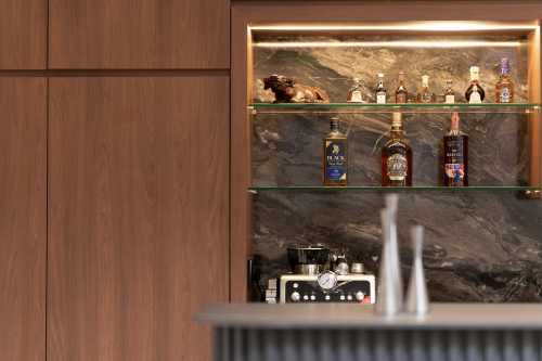Modern Home Bar at Burghley