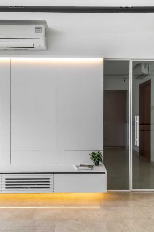 Minimalist Living Room at 37 Simei Street 4