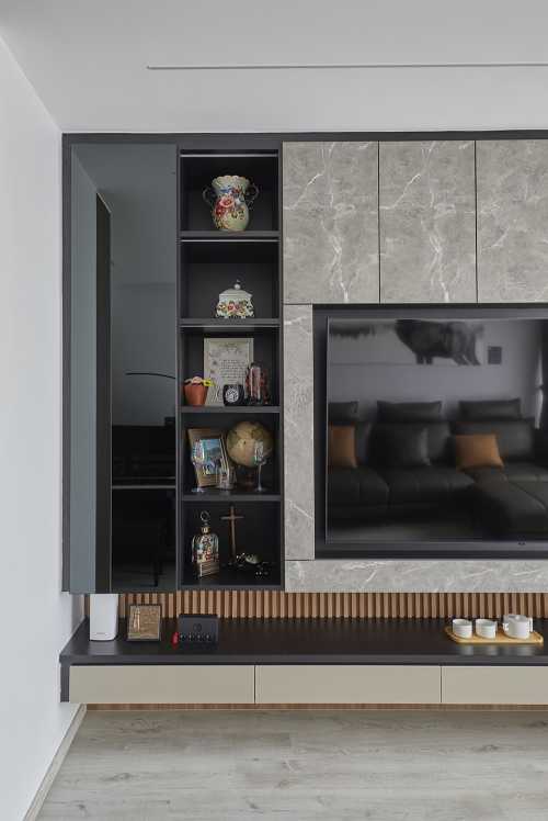 Contemporary Living Room at Palm Gardens