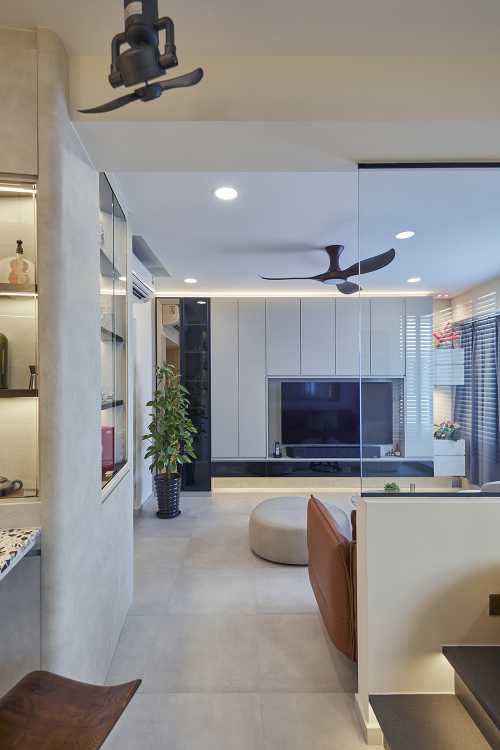 Modern Living Room at Palm Gardens