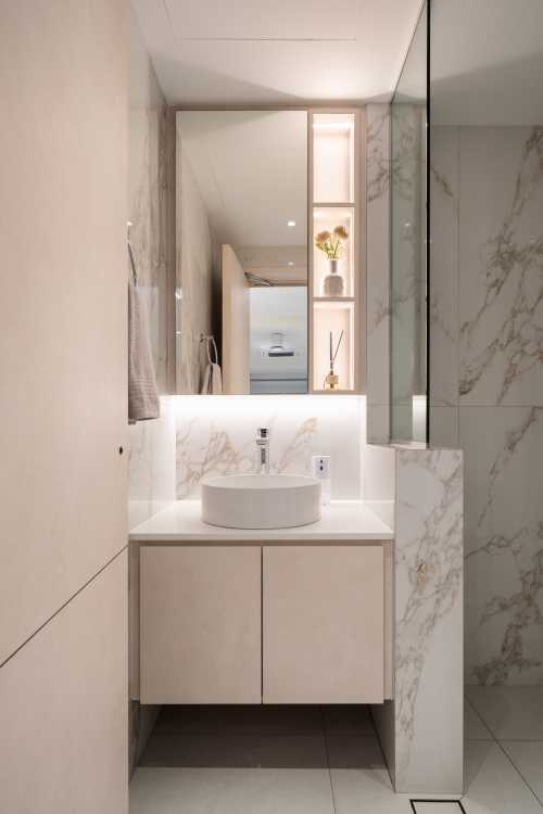 Contemporary Bathroom at Limau Villas