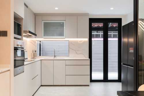 Contemporary Kitchen at Limau Villas