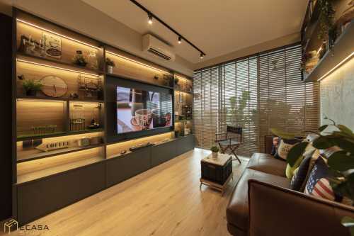 Contemporary Living Room at Nin Residence