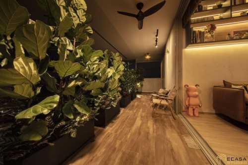 Contemporary Garden at Nin Residence