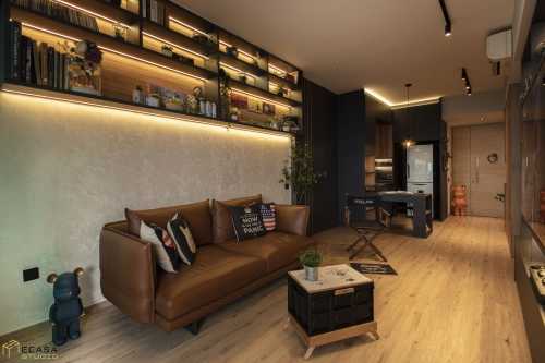 Contemporary Living Room at Nin Residence