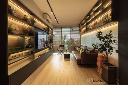 Contemporary Living Room at Nin Residence