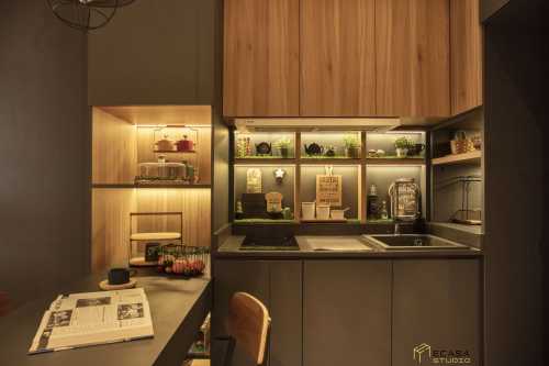 Contemporary Pantry at Nin Residence