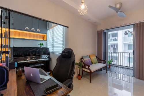 Contemporary Living Room at Natura @Hillview