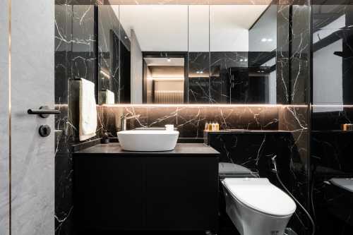 Modern Bathroom at Rivertrees Residence