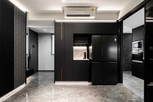 Modern Kitchen at Rivertrees Residence