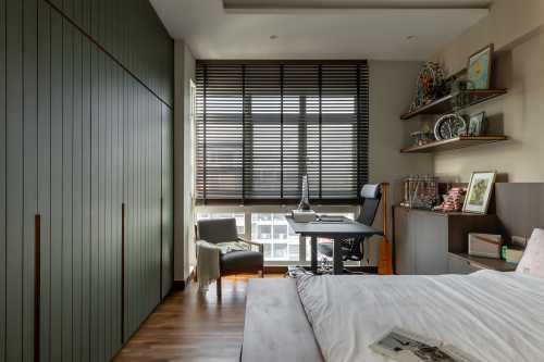 Contemporary Bedroom at 3 Bedroom Condo @ Butterworth Land