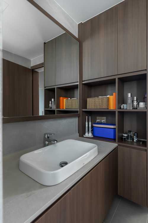 Contemporary Bathroom at 3 Bedroom Condo @ Butterworth Land