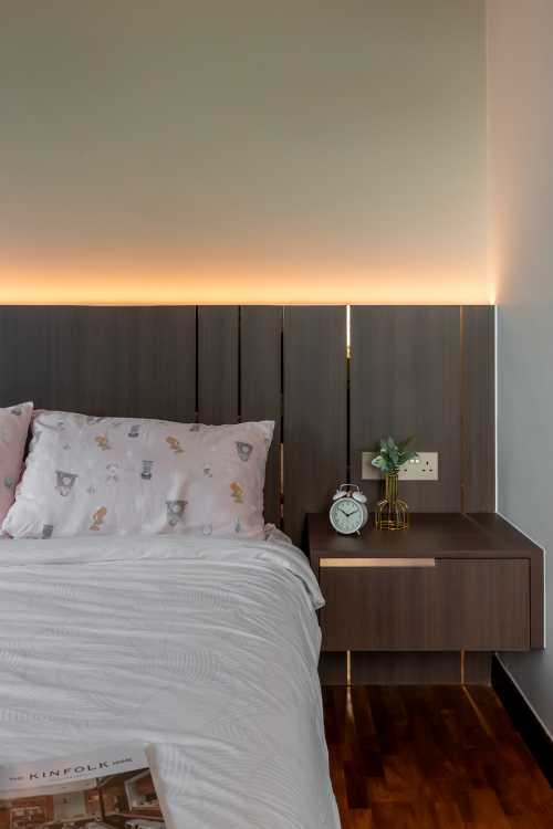 Contemporary Bedroom at 3 Bedroom Condo @ Butterworth Land